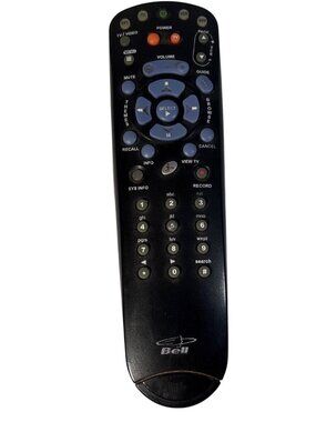 Bell ExpressVu 3.2 IR Universal Remote Control Black OEM Tested 137181